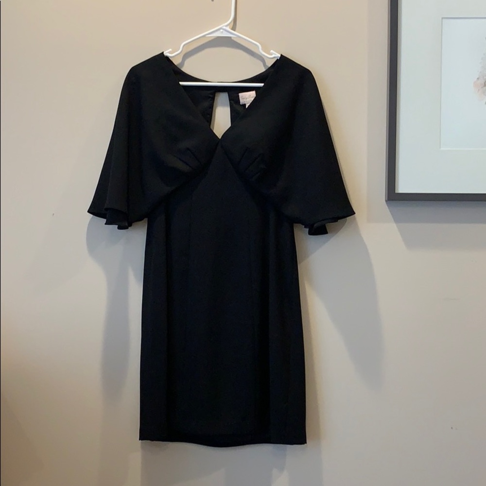 Tracy Reese black butterfly wing dress, size 4